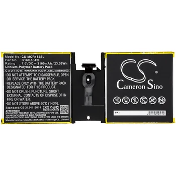 

Cameron Sino Battery for Microsoft Surface Go 4415Y Surface Go 10 1824 Replacement G16QA043H 3100mAh