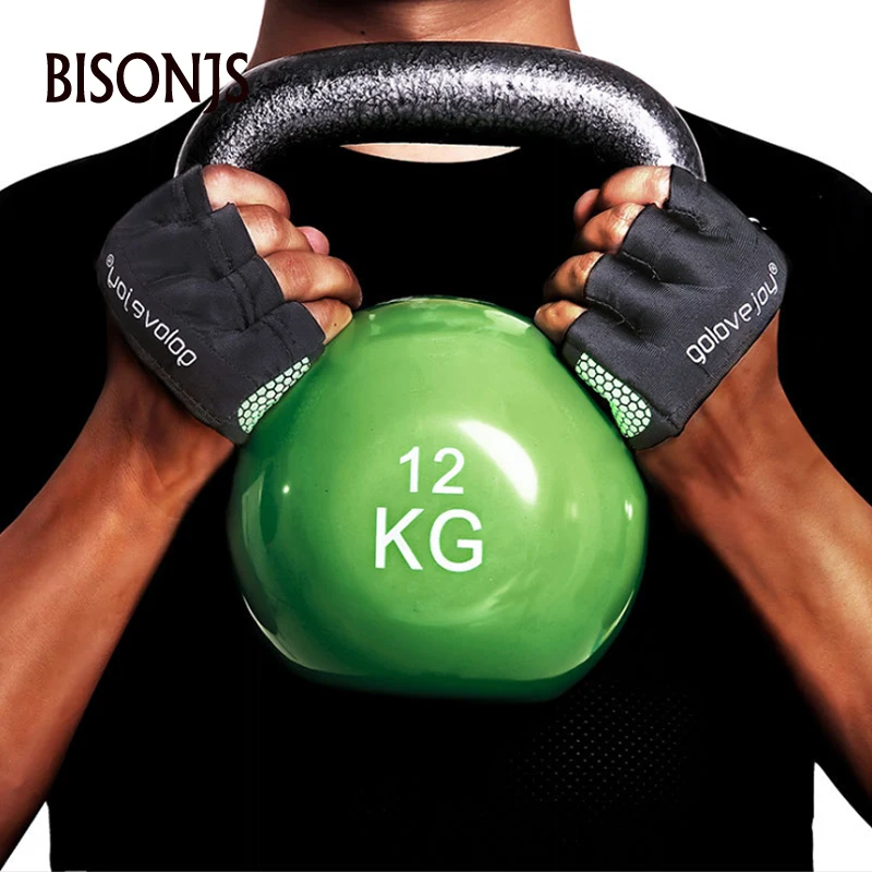 BISONJS 2020 Новая мода четыре пальца фитнес Вышивка перчатки для мужчин половина пальца Нескользящие дышащие женские спортивные перчатки для с... BISONJS 2020 Новая мода четыре пальца фитнес Вышивка перчатки для мужчин половина пальца Нескользящие дышащие женские спортивные перчатки для с...