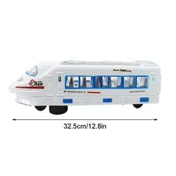 

Electric High Speed Toy Train with Action Flashing Lights Children Bump/Go Toy
