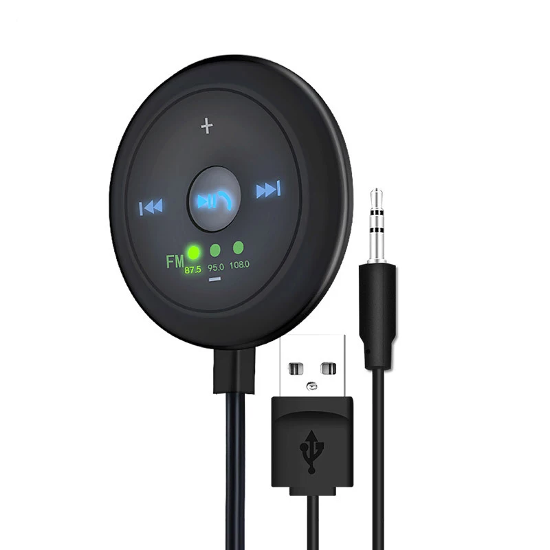 Автомобильный bluetooth-приемник Hands-free FM Bluetooth передатчик AUX центральная консоль автомобильный Bluetooth mp3-плеер авто аксессуары XC-102