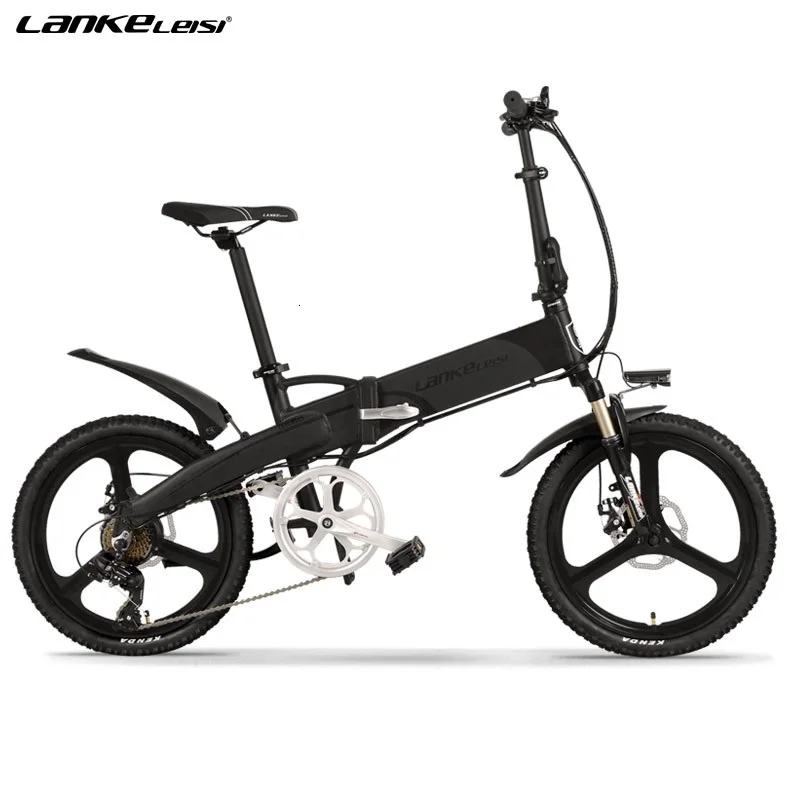 G660-S CE сертификат LANKELEISI 2" электрический велосипед 48 в 400 Вт 13AH L G батарея складной электровелосипед