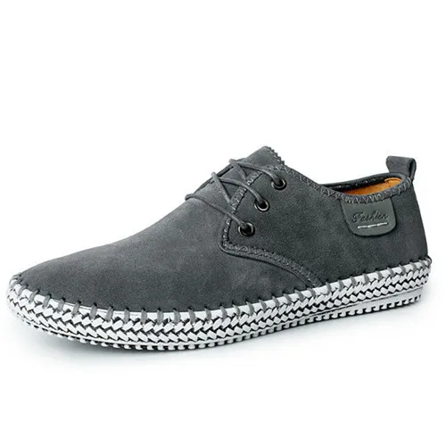 

Brand Minimalist Design 100% Genuine Suede Leather Mens Leisure Flat Brand Spring Formal Casual Dress Flat Oxford Shoes