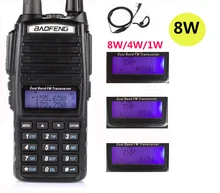2020 Cb Radio Apparatuur Politie Scanner 8W Baofeng Uv 82 Plus UV82 Ham Radio Station Transceiver Vhf Radio Walkie talkie 10Km