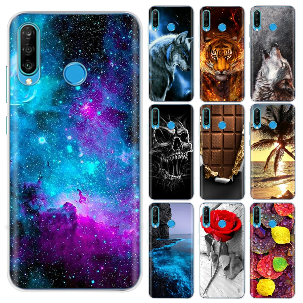 Per Huawei P30 Lite Cassa Molle Del Silicone Di Tpu Del Telefono Della Copertura Posteriore Per Huawei P30 Pro Vog-L29 P30 Ele-L29 P 30 Lite Cassa Del