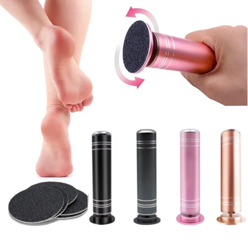 Electric File For Feet Exfoliator Tool Remove Calluses Hardness Dead Skin Heels Grinding Pedicure Electric Foot Grinder Machine electric desoldering machine automatic portable electric solder tin sucker vacuum soldering remove pump with desoldering nozzles