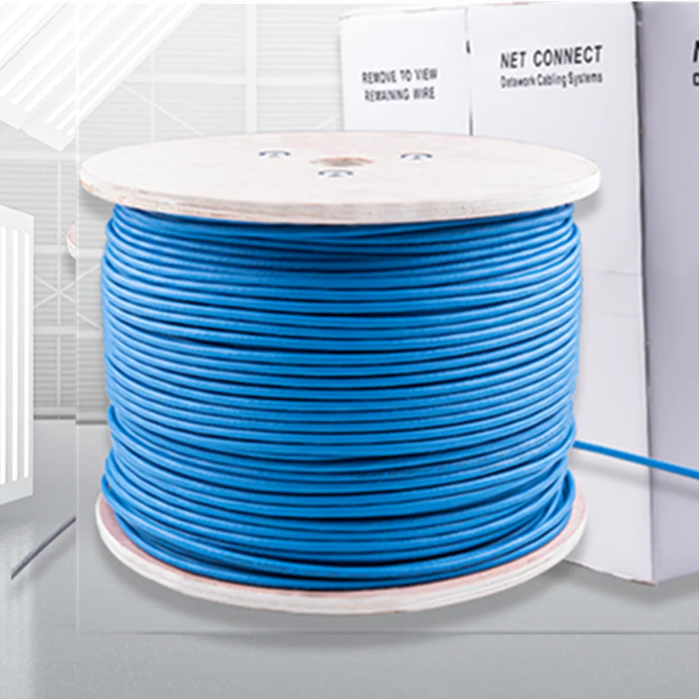 Cabo rj45 do lan da internet do gato 6 do conector rj 45 de sftp do cabo dos ethernet cat6 para o roteador 10m/20m/30m/50m/100m/cabo de remendo de 305m