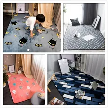 Простые домашние коврики для гостиной, коврики для детской комнаты, коврики для спальни, Противоскользящие коврики для детей, игровой коврик для ползания