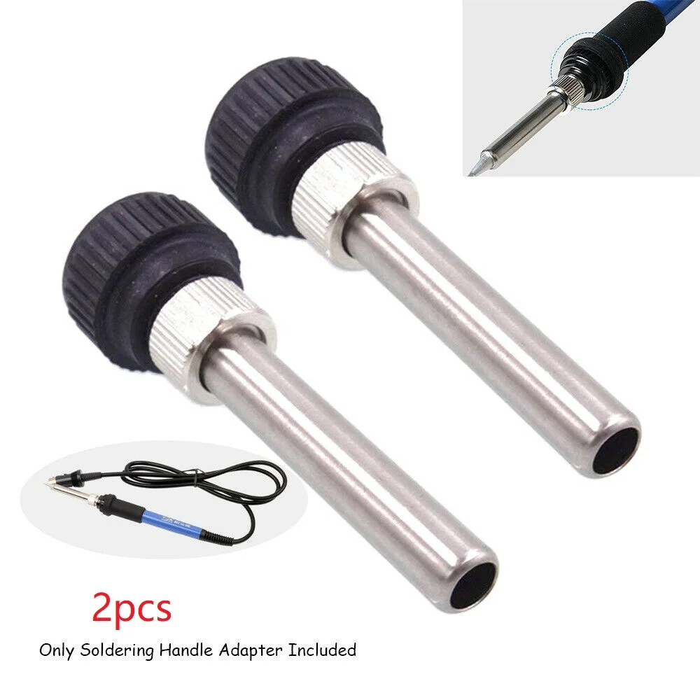 portable arc welder 2PCS Soldering Iron Hand Adapter For HAKKO ESD 852D 936 937D 898D 907 Iron Handle Head Iron Tip Bushing  Soldering Iron Tool inverter welder