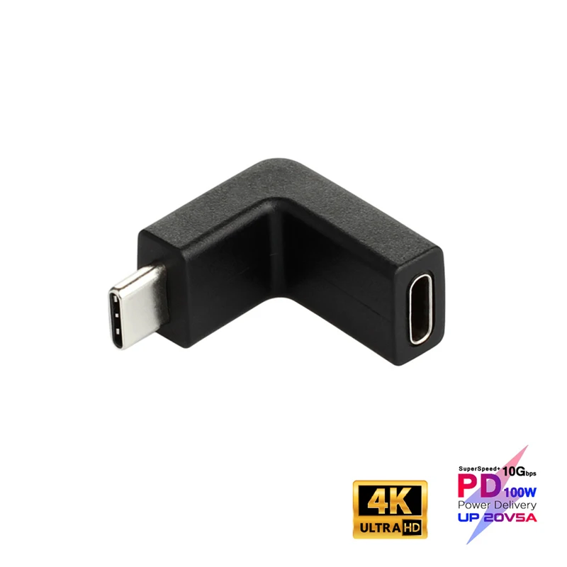 100 Вт изогнутый PD 5A USB 3. 0 Type C OTG адаптер 4K @ 60 Гц 10 Гбит/с аналогичный 2 сплиттер для