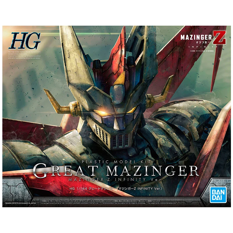 Bandai Hg 1/144 Great Mazinger Mazinger Z Nfinity Ver Gundam Mobile Suit Assemblare Kit Modello Action Figures Giocattoli Modello In Plastica