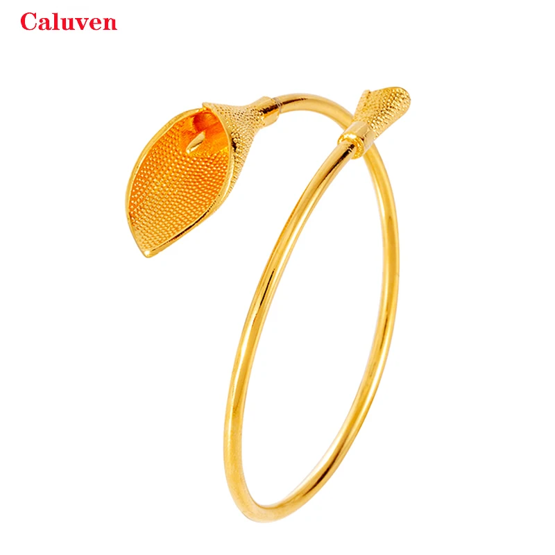 Женские браслеты из меди и эфиопского золота индийские с цветами Дубая арабские