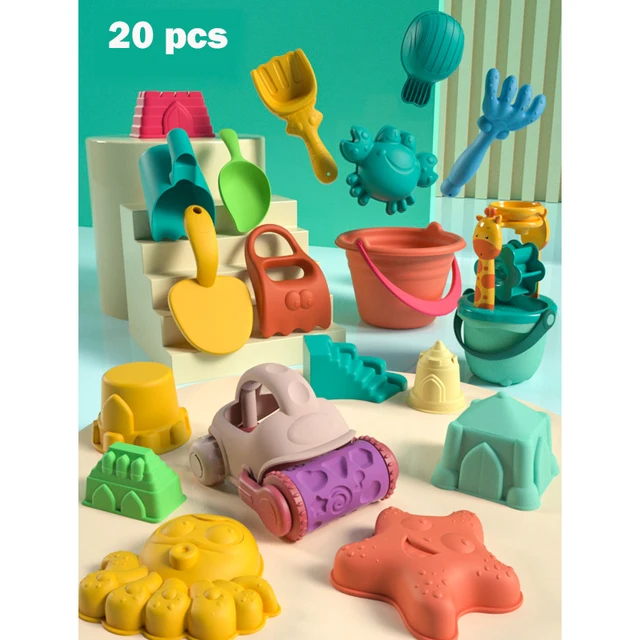 Summer Beach Toys For Kids Animal Model  Seaside Beach Toys Digging Sand Tool with Shovel Water Game Play Swimming Bath Toys 2
