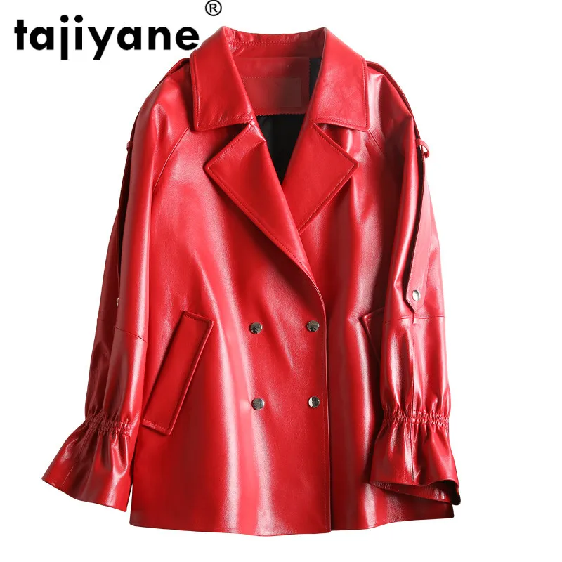 

Tajiyane Women's Leather Jacket Coat Female Real Genuine Leather Jacket Sheepskin Coat 2021 Women Clothes Coats D8522Q01 WPY477