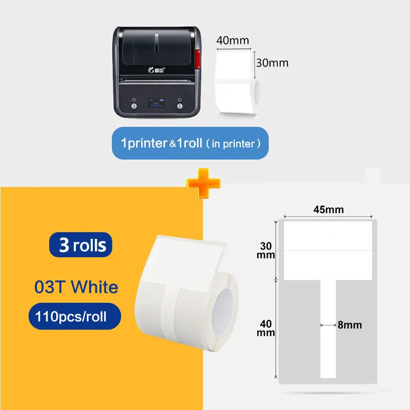 NIIMBOT B3S Portable Cable Label Thermal Printer Wire Tube Marking Machine Line Number Label Maker Power Communication Network 