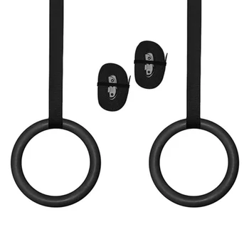 

Exercise Fitness Gymnastic Rings With Buckle Straps Portable Home Fitness Gym Rings Strength Training Tool