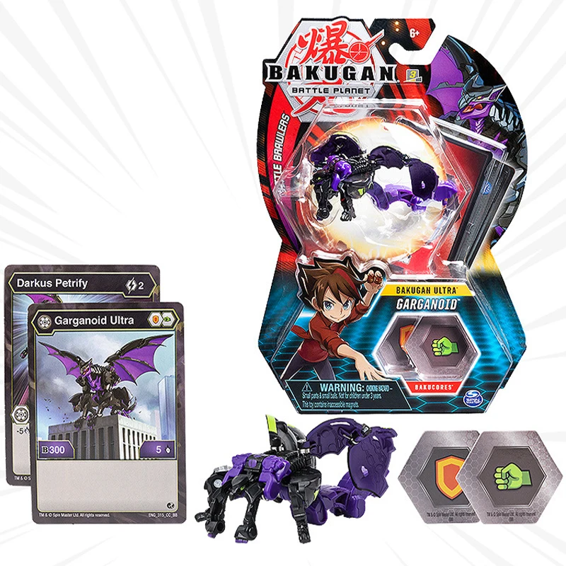 TAKARA TOMY Bakugan Upgrade Pack Dark Gargoyle оригинальная новая открытка катапульта Боевая