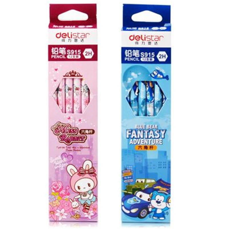 DL Right s914 pencil HB six horns 12 Cartoon pen Notes of sailors Student |