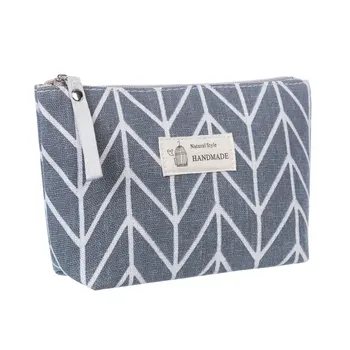 

Handmade Fashion Canvas Makeup Bag Travel Storage Bag Dropshipping Clutch Phone Bag High Quality Fashion Cosmetic Bag