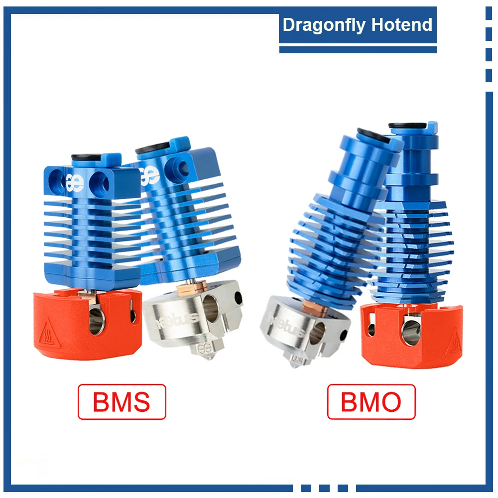 Dragonfly Hotend BMO BMS Bimetal Heatbreak V6 Nozzle Plated Copper For