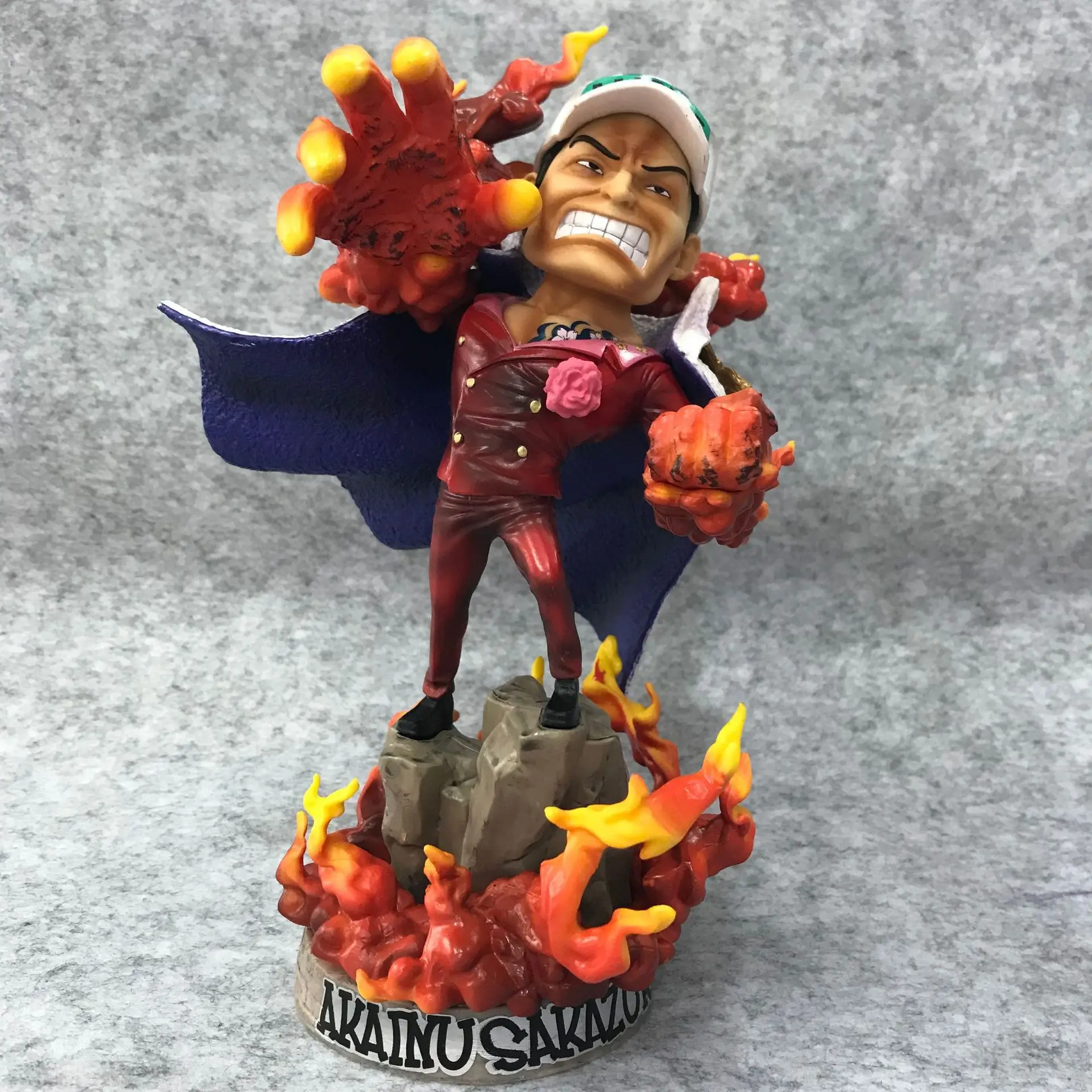

Ollie Anime One Piece Navy Three Generals GK Red Dog Ice Age Statue Boxed Garage Kit