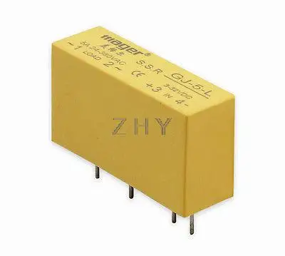 

10Pcs Mini SSR 5A Solid State Relay DC-AC input 3-32VDC load 24-380VAC GJ-5-L