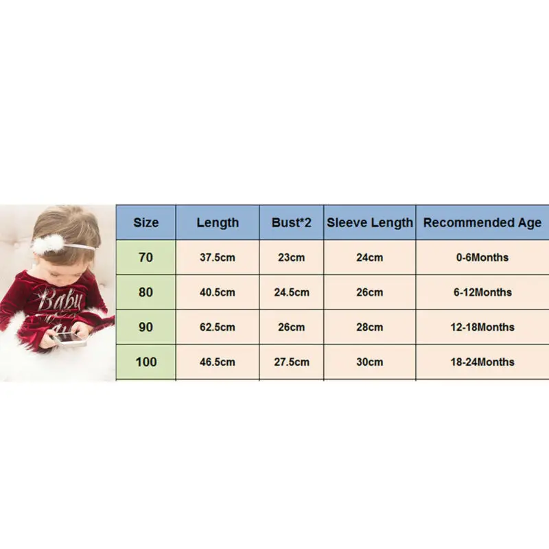 В году, фирменный Рождественский комбинезон для новорожденных девочек от 0 до 24 месяцев с длинными рукавами и надписями, бархатный комбинезон с помпонами