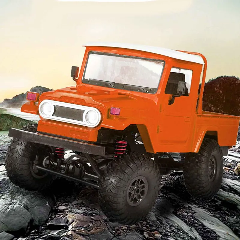MN-45 for WPL FJ45 1:12 Scale RC Car RTR Version 2.4G 4WD RC Rock Crawler RC Remote Control Truck Toys Children Gift Orange MN-45 for WPL FJ45 1:12 Scale RC Car RTR Version 2.4G 4WD RC Rock Crawler RC Remote Control Truck Toys Children Gift Orange