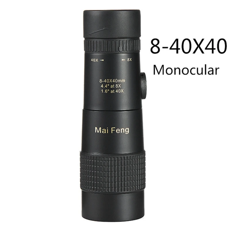 

Powerful 8-40X40 High Zoom Monocular Professional Telescope Portable for Camping Hunting Lll Night Vision Binoculars HD