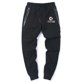 

Male Commodore 64 Sports Pants 2020 Spring Fall Trousers Fashion Casual Sports Pants Streetwear Retro Leg Pants Mans Retro Pants