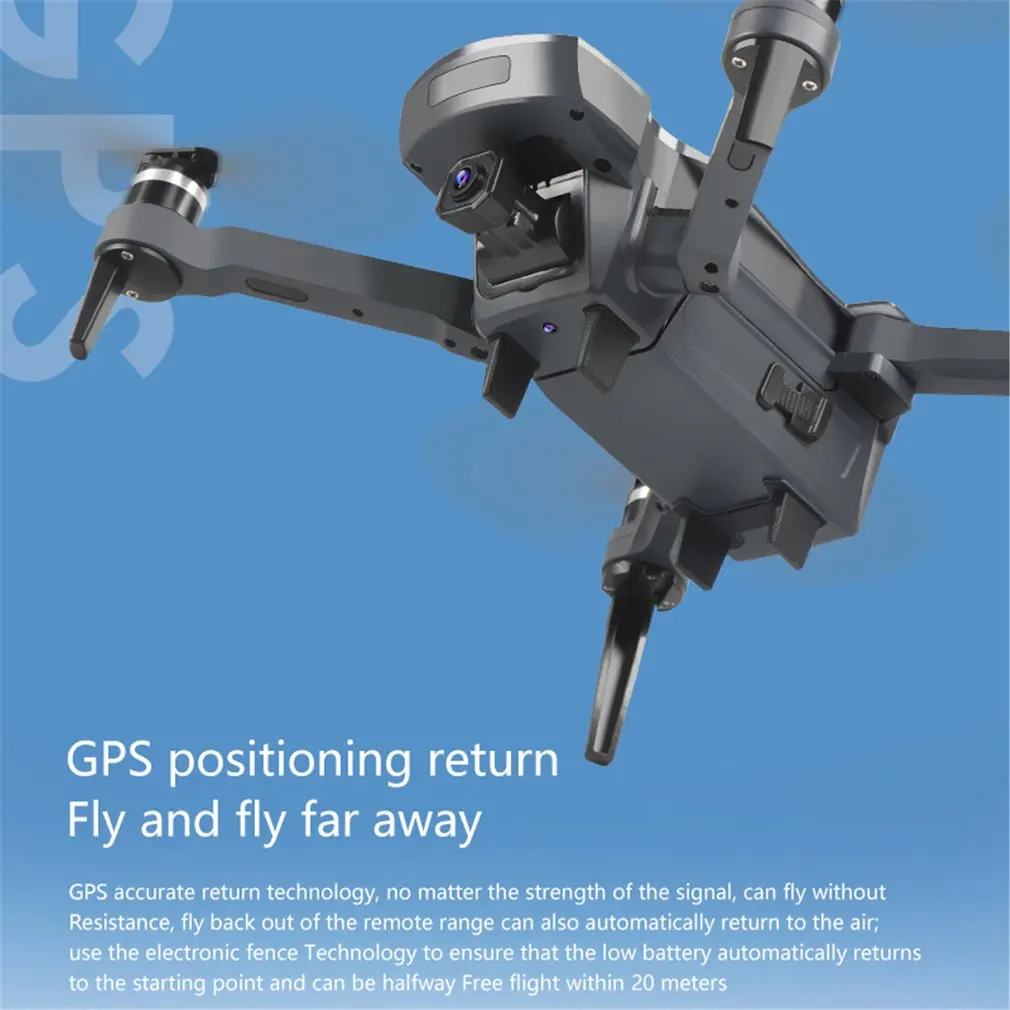 K20 Радиоуправляемый Дрон с камерой 4K ESC 5G gps WiFi FPV Бесщеточный 1800 м управляемый дистанционный складной Радиоуправляемый вертолет самолет игрушки