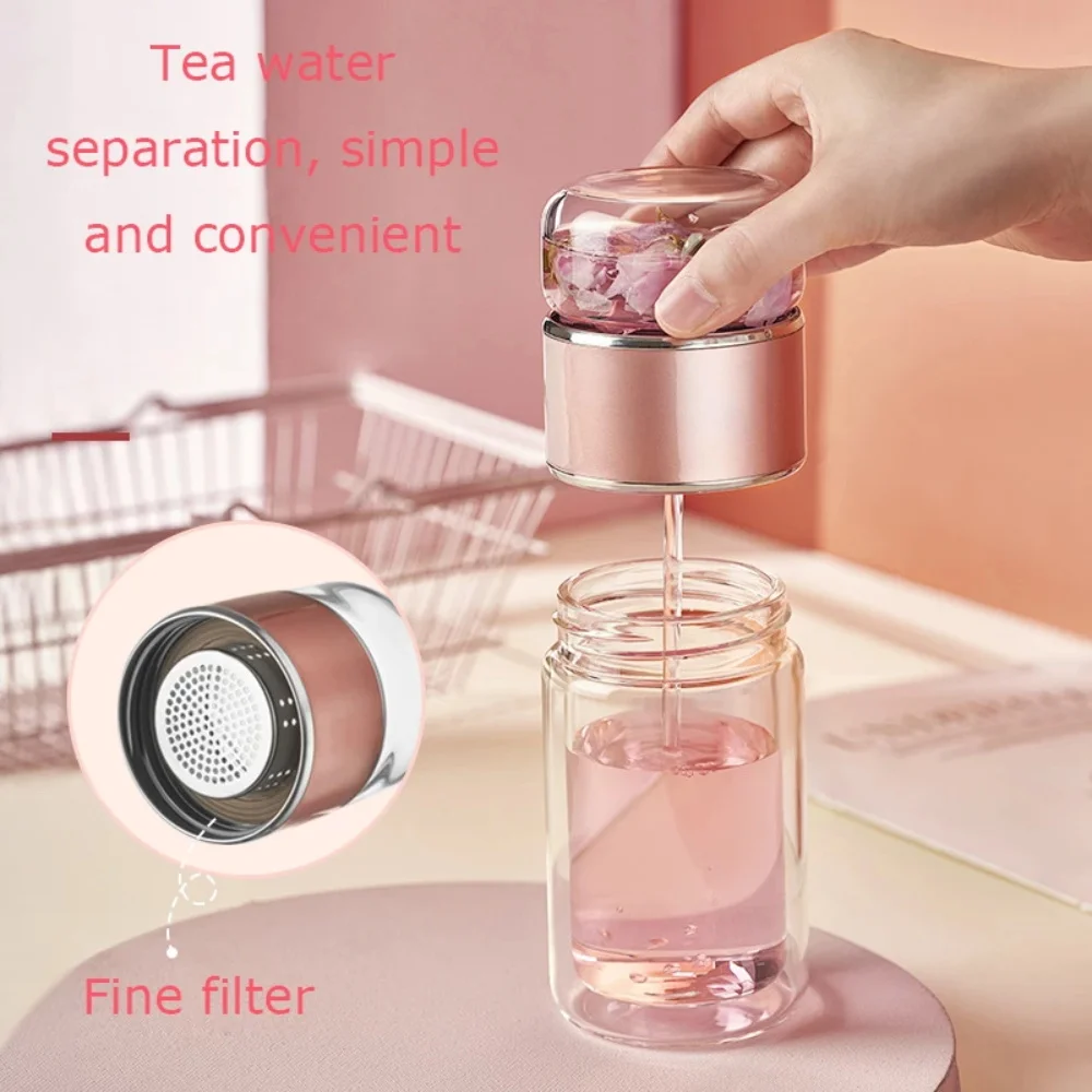 Multi-Function Travel Mug and Tumbler, Tea Infuser Water Bottle
