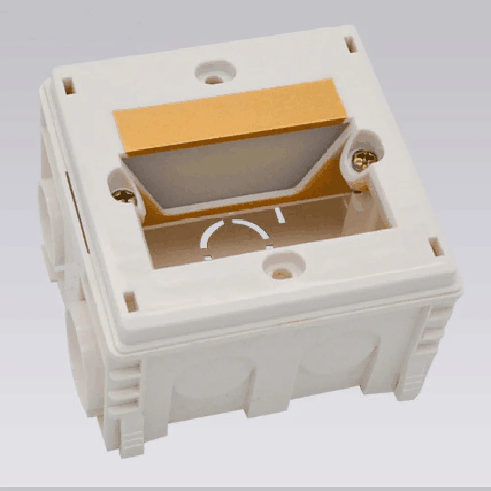 Mounting Box for 86*86mm Wall Switch and Socket Wallpad Cassette Universal White Wall Back Junction Box 86 type switch box wall socket box