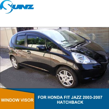 

Side Winodow Deflectors For HONDA FIT JAZZ 2003 2004 2005 2006 2007 Hatchback Window Visor Vent Shades Rain Deflector Guard SUNZ