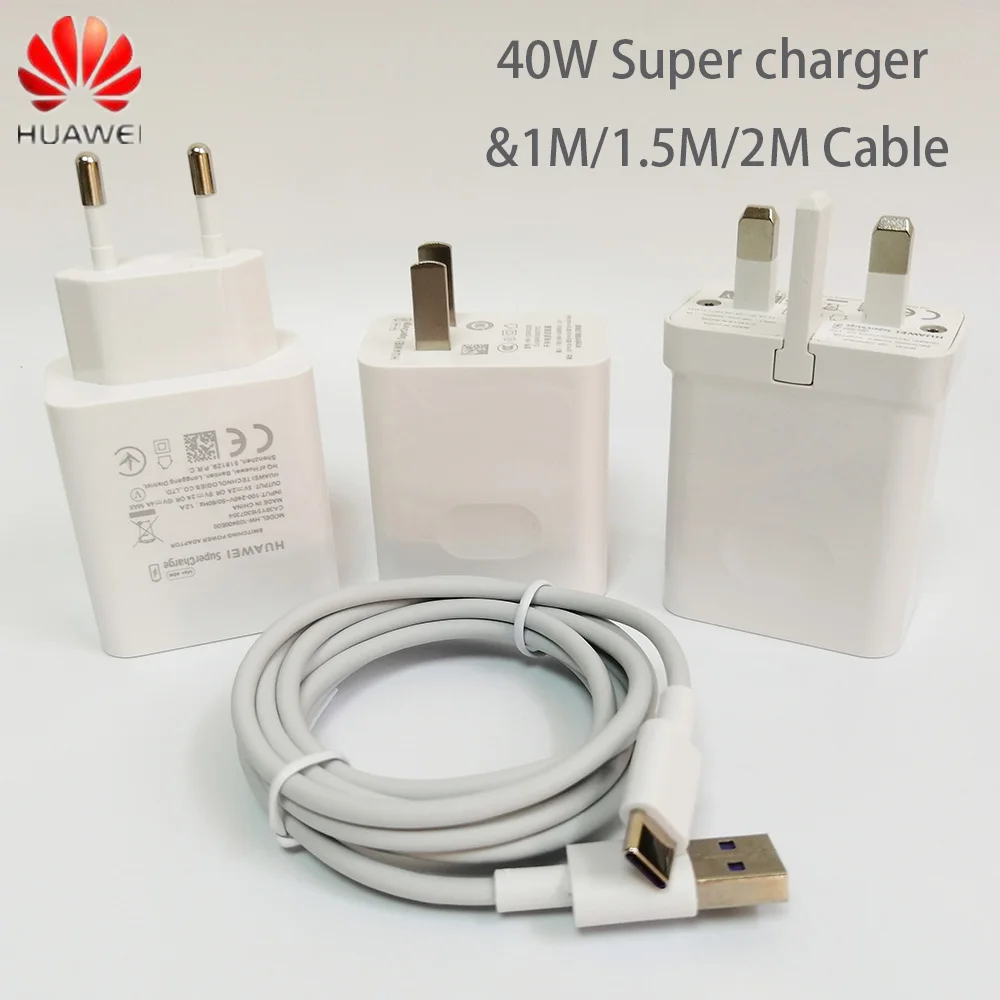 Huawei Charger 40W Original 10V4A Supercharge EU/US/UK adapter 5A USB