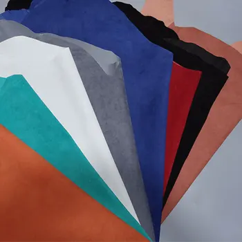 

Multi color Genuine pig split lining shoes bag suede Hide Skin real leather material couro piel de cuero whole piece DIY