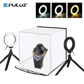 

PULUZ 30*30CM Portable Photography Softbox LED Light Box Studio Photo Lightbox Tabletop Shooting Photography lighting Box kit
