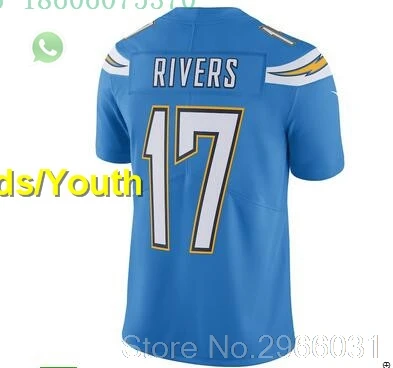 for kids youth Лос-Анжелес А+++ качество Детская Молодежная Мелвин Гордон 28 Joey Bosa 99 Philip Rocks 17 Junior Seau 55 Keenan Allen 13 jersey - Цвет: for kids youth