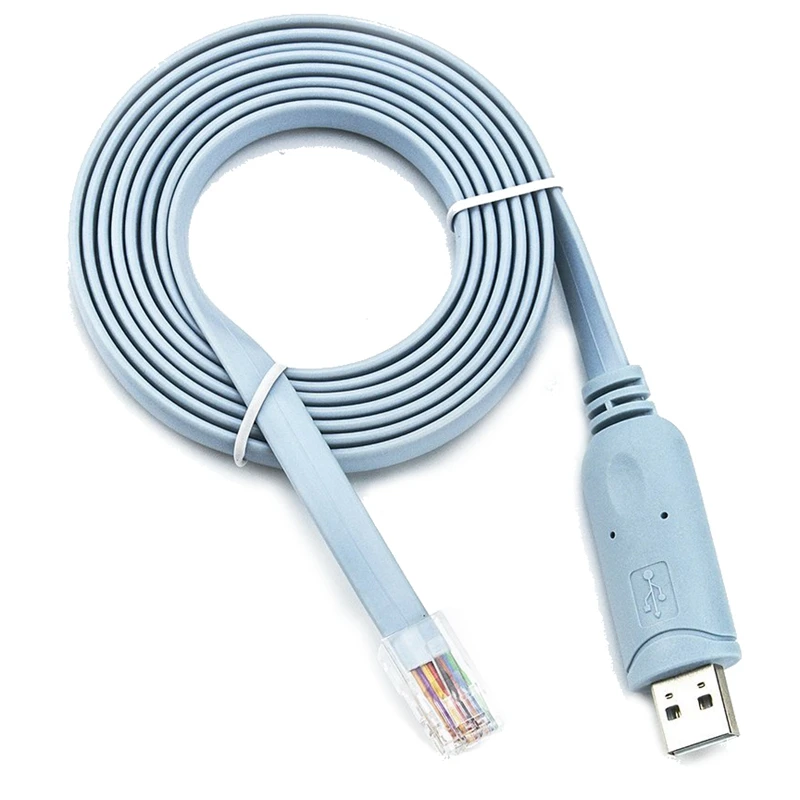 USB RJ45 консольный кабель 6 футов FTDI Windows 8, 7, Vista, MAC, Linux RS232