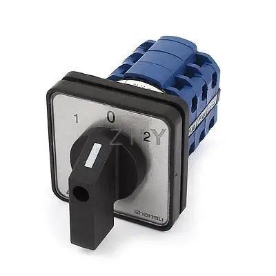 

690V 20A 1-0-2 3Positions Rotary Cam Universal Changeover Switch