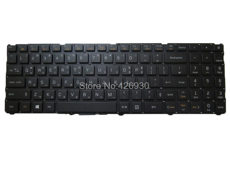 Laptop Keyboard For LG 15U780 15U780-G 15U780-P 15U780-PA76K 15UD780 15UD780-PA50K NO Frame Korea KR With Backlit