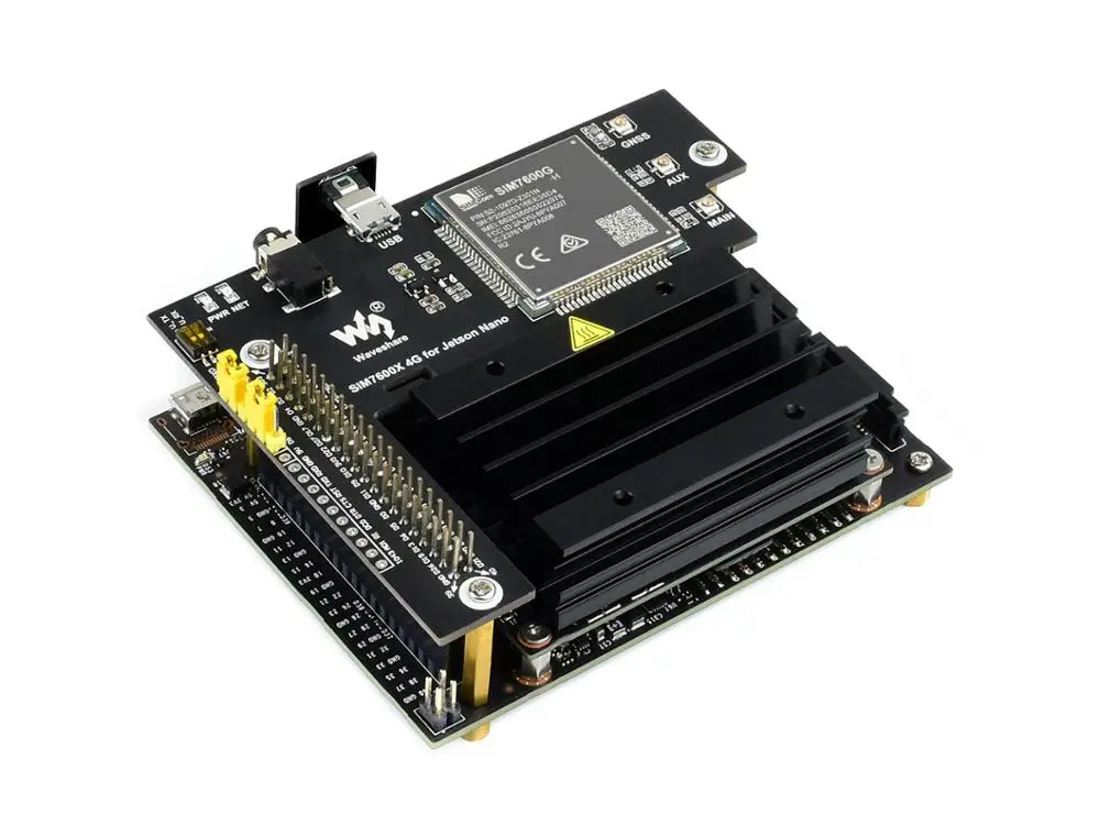 Waveshare Sim7600g-h 4g 3g 2g Gnss Módulo para Jetson Nano Lte Cat4 Global Aplicável Quadro demonstração - Imagem 5