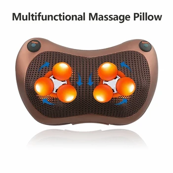 

Relaxation Massage Pillow Car Home Shoulder Back Heating Kneading Neck Massager Electric Infrared Multifunctional Massage Pillow