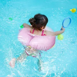Accessoires de piscine gonflables flottants pour enfants, accessoires de natation, jouet d'anneau gonflable pour la baignade 