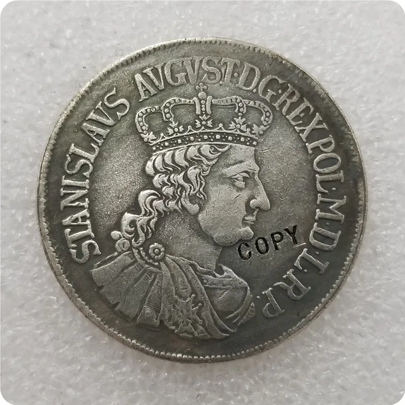 Польша: 2 zlote (60 брутто) 1767-памятные монеты Станислаус AVGST-копия монет копия | Дом и