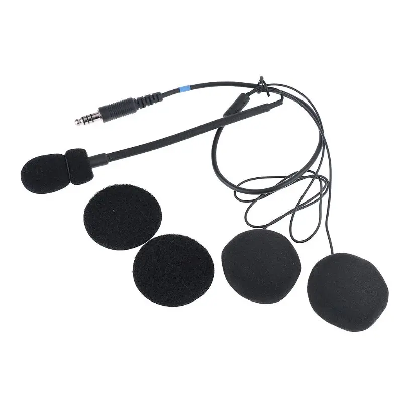 

7.1 Male Interface Noise Cancelling Helmet Headset with Speaker and Microphone