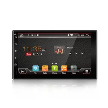 

7" 2 din Universal Full Touch Android 10.0 Car Radio 4 core Capacitive multi-touch screen 2+32G android 9.0 Multimedia