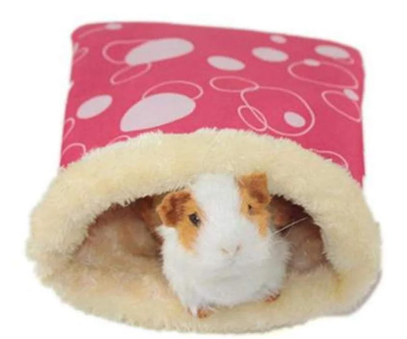 

Hamster Sleeping Bag Folding Winter Warm Sleeping Nest Portable Small Pet Sleeping Palying Props