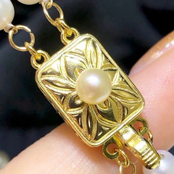 Exquisite Fashion DIY Charm Charms Bracelet Decoration For Hand Made Chains Necklace Jewelry Making Supplies CZ Clip Buckle