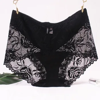 

Sexy Underwear Women Lingerie Lace Hollow Out Female Panties Breathable String Lingerie Erotique majtki damskie Plus Size 2020
