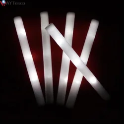 30 30 pçs light up varas de espuma led batons macios rave rave brilho varinhas multicolorido cheer piscando tubo concerto para festa de festivais